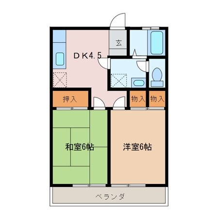 安曇野観光ビルの物件間取画像